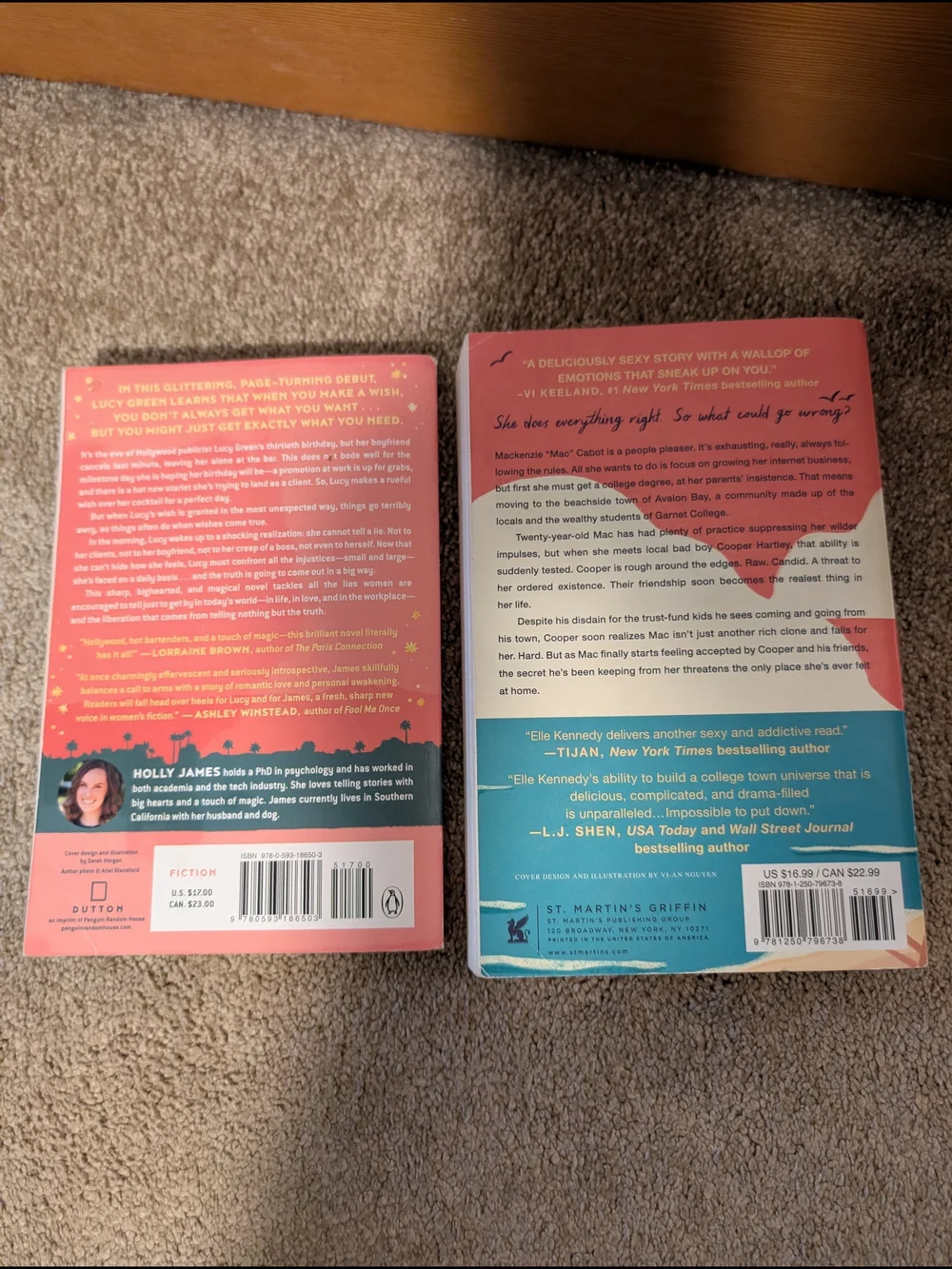 BOOKS SET OF 2 - Nothing But The Truth Holly James & Good Girl Complex Elle K